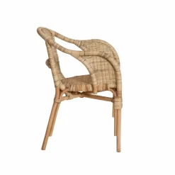 Made in Meubles Fauteuil de jardin en rotin Nohan