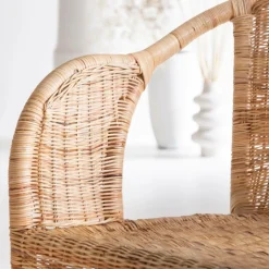 Made in Meubles Fauteuil de jardin en rotin Nohan