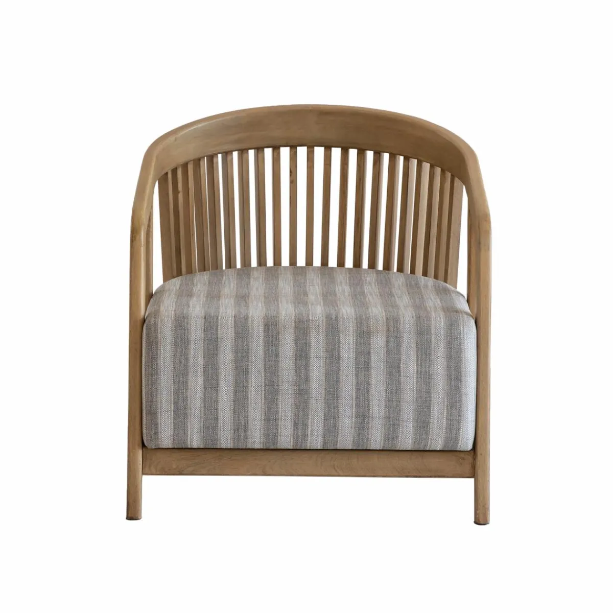 Made in Meubles Fauteuil en bois de manguier Térence
