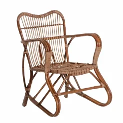 Made in Meubles Fauteuil en rotin arrondi Rattan