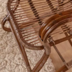 Made in Meubles Fauteuil en rotin arrondi Rattan