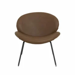 Made in Meubles Fauteuil en simili-cuir Dorian