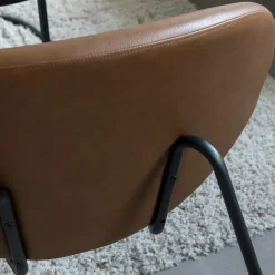 Made in Meubles Fauteuil en simili-cuir Dorian