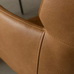 Made in Meubles Fauteuil en simili-cuir Valentin (lot de 2)