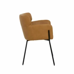 Made in Meubles Fauteuil en simili-cuir Valentin (lot de 2)