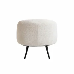 Made in Meubles Fauteuil en tissu bouclette confort Orenzo