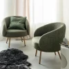 Made in Meubles Fauteuil en tissu confort Orenzo
