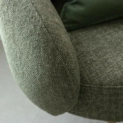Made in Meubles Fauteuil en tissu confort Orenzo
