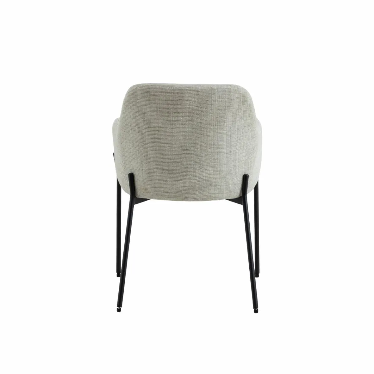 Made in Meubles Fauteuil en tissu sable Aëlys (lot de 2)