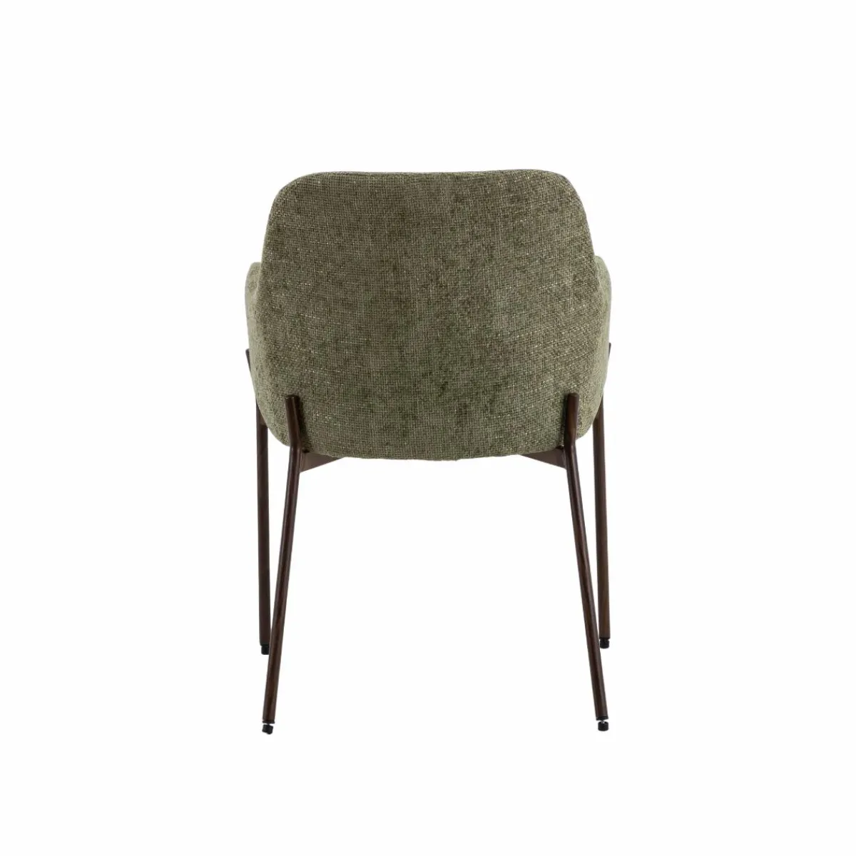 Made in Meubles Fauteuil en tissu vert Aëlys (lot de 2)