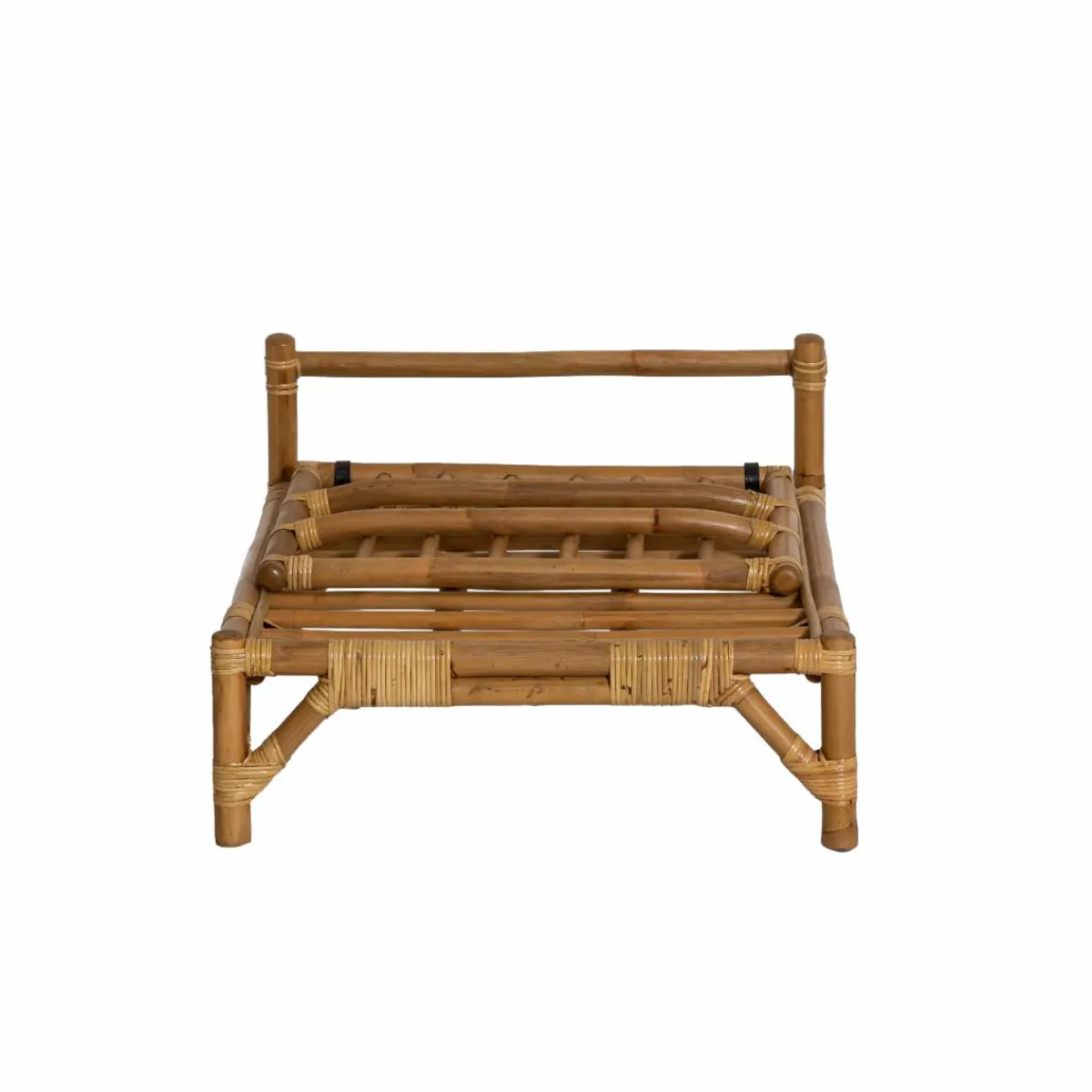Made in Meubles Fauteuil futon en rotin 1 place Elisa