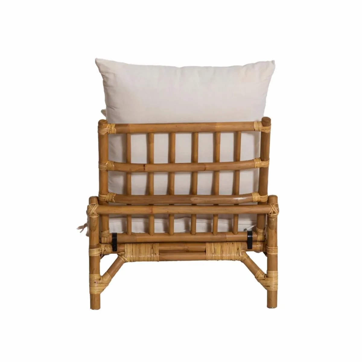 Made in Meubles Fauteuil futon en rotin 1 place Elisa