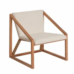 Made in Meubles Fauteuil symétrique en bois de mindy Suzie