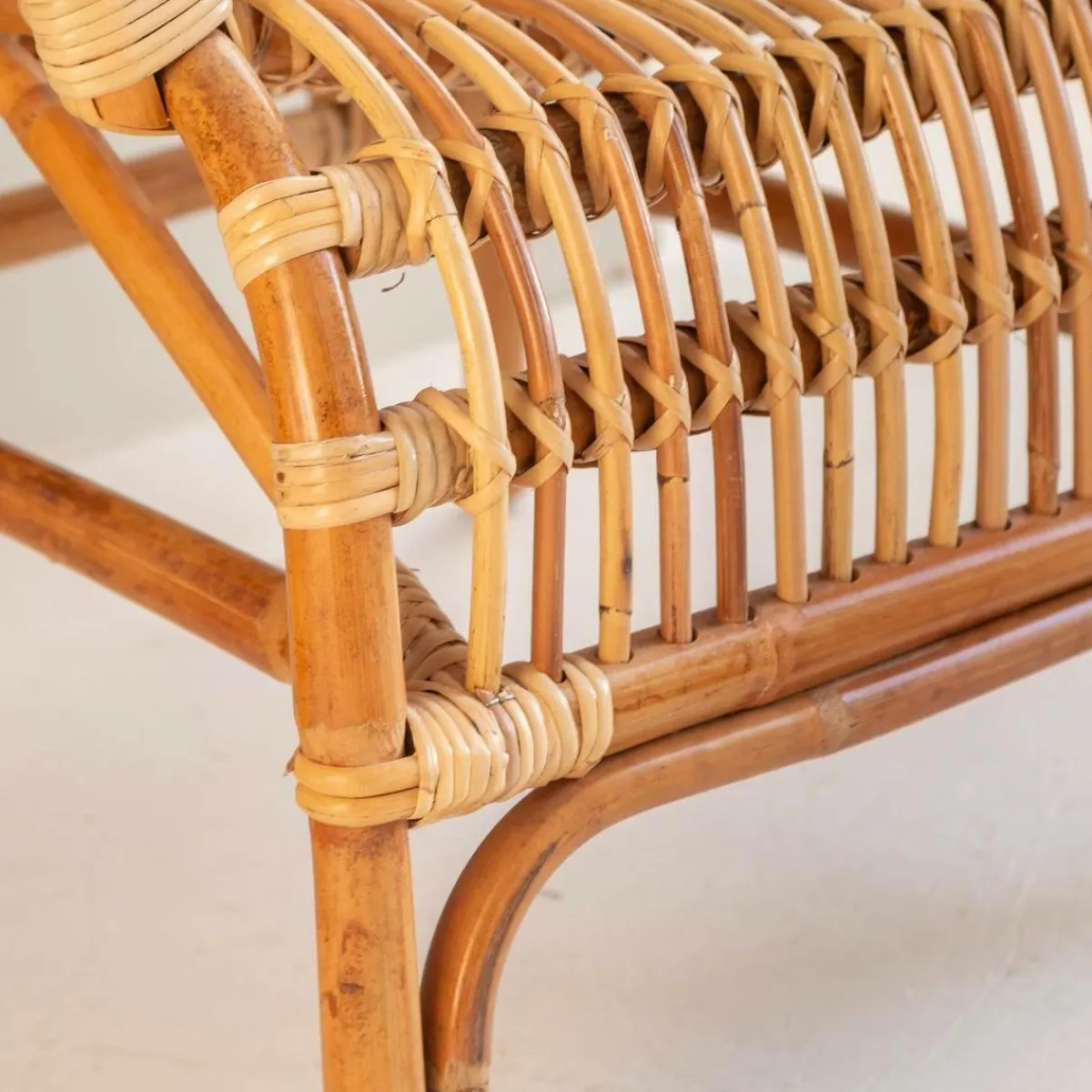 Made in Meubles Fauteuil vintage en rotin Rattan