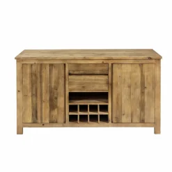 Made in Meubles Ilot central en bois recyclé Garance