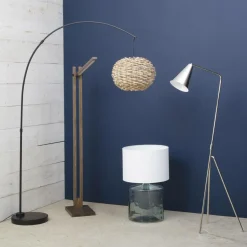 Made in Meubles Lampe sur pied articulé LED Malone