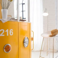 Made in Meubles Lampe sur pied design métal gris Aude
