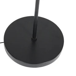 Made in Meubles Lampe sur pied en métal et osier Erika