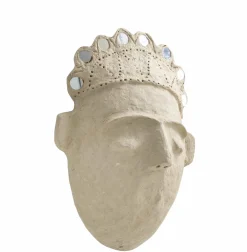 Made in Meubles Masque avec couronne en papier mâché Antoine