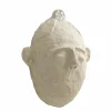 Made in Meubles Masque ovale en papier mâché Antoine