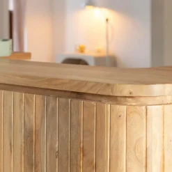 Made in Meubles Meuble bar en bois de manguier Lou