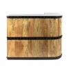 Made in Meubles Meuble bar en bois de manguier New-York
