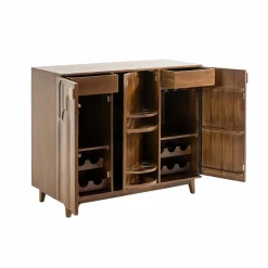 Made in Meubles Meuble bar en bois de manguier Elio