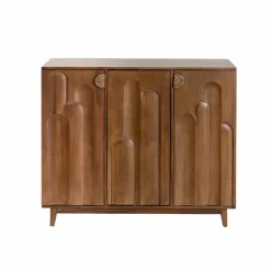 Made in Meubles Meuble bar en bois de manguier Elio
