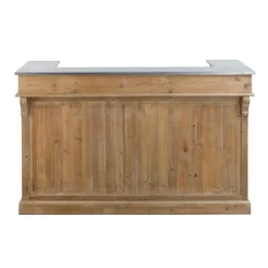 Made in Meubles Meuble bar en bois recyclé 180 cm Garance