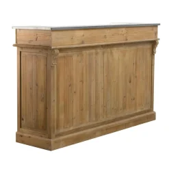 Made in Meubles Meuble bar en bois recyclé 180 cm Garance