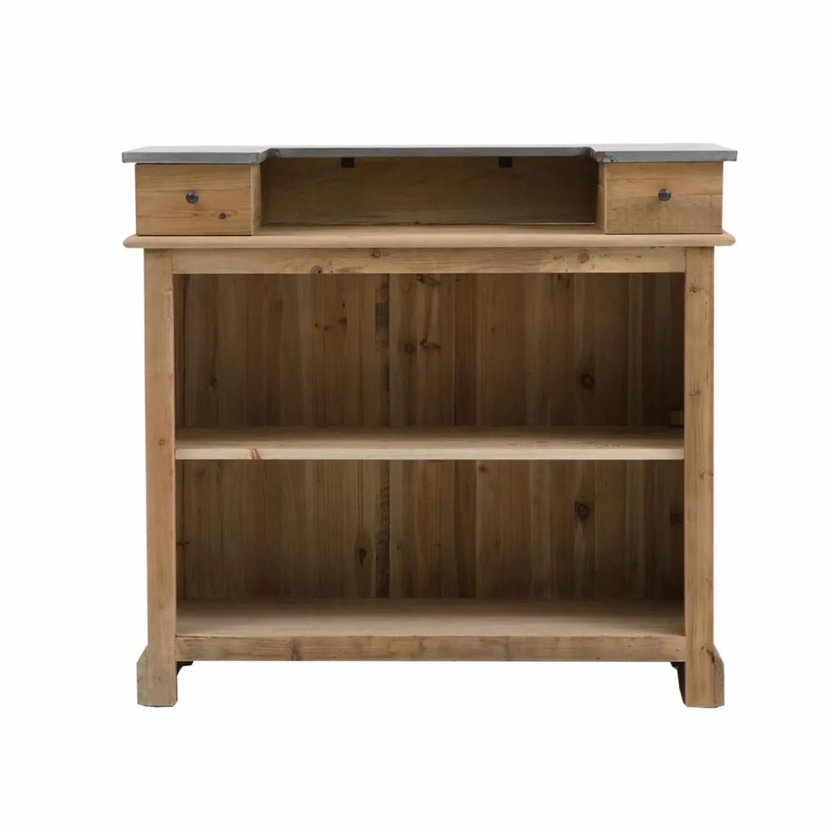 Made in Meubles Meuble bar en bois recyclé 120cm Garance