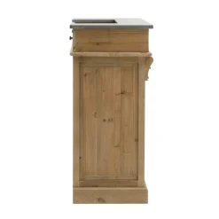 Made in Meubles Meuble bar en bois recyclé 120cm Garance