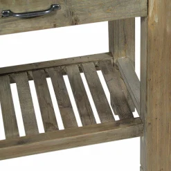 Made in Meubles Meuble bas cuisine en bois recyclé Garance