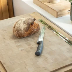 Made in Meubles Meuble bas cuisine en bois recyclé Garance