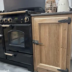 Made in Meubles Meuble bas de cuisine 1 porte poignées frigo Champêtre