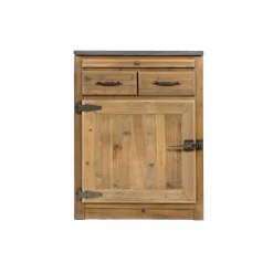 Made in Meubles Meuble bas de cuisine 2 tiroirs, 1 porte - Champêtre