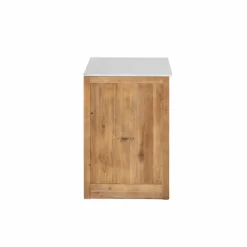 Made in Meubles Meuble bas de cuisine 2 tiroirs + 1 étagère Epure