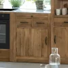 Made in Meubles Meuble bas de cuisine 2 tiroirs, 1 porte Epure