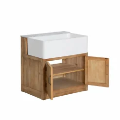 Made in Meubles Meuble bas de cuisine avec évier Epure