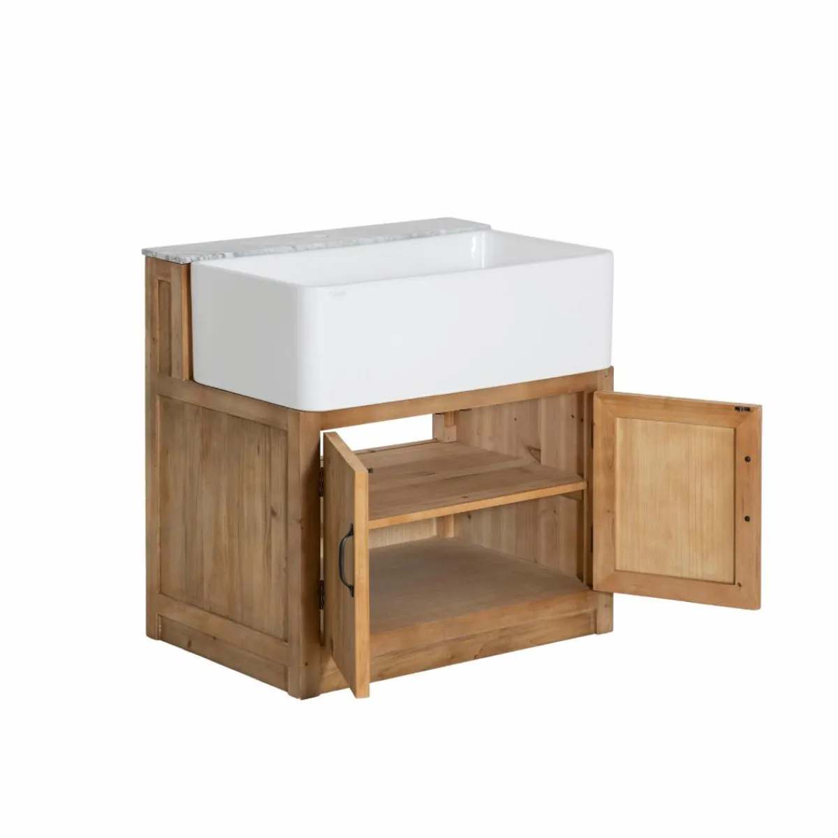 Made in Meubles Meuble bas de cuisine avec évier Epure