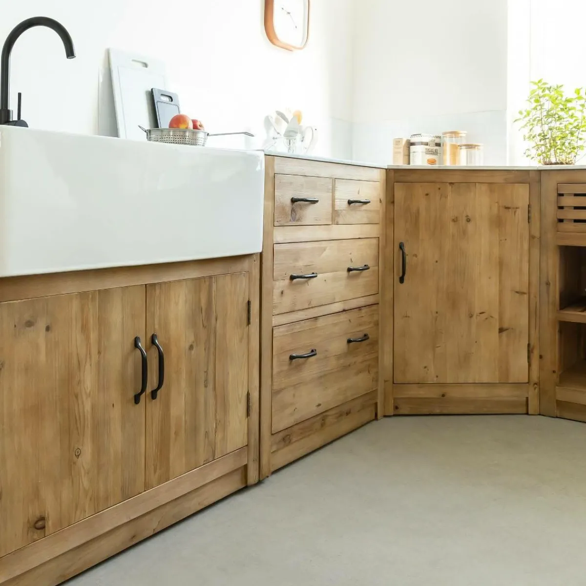 Made in Meubles Meuble bas de cuisine avec évier Epure