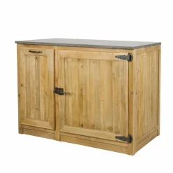 Made in Meubles Meuble bas de cuisine avec tiroir coulissant Champêtre