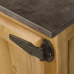Made in Meubles Meuble bas de cuisine avec tiroir coulissant Champêtre