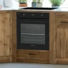Made in Meubles Meuble bas de cuisine pour four et plaques de cuisson Epure