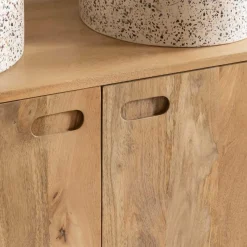 Made in Meubles Meuble sous vasque en bois de manguier Rowene