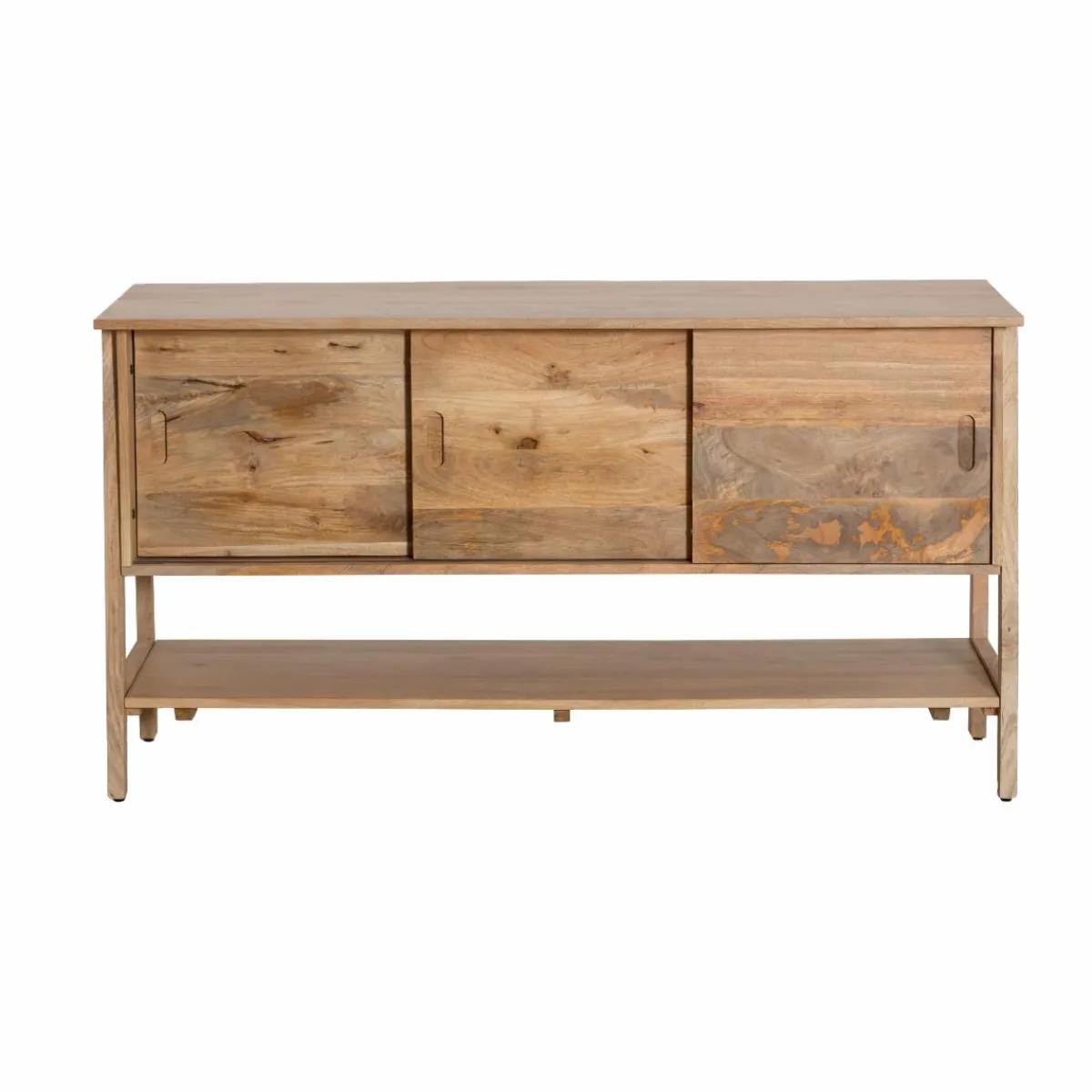 Made in Meubles Meuble sous vasque en bois de manguier 145 cm Nour