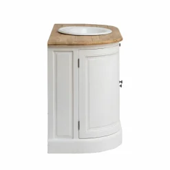 Made in Meubles Meuble sous vasque en bois recyclé Garance