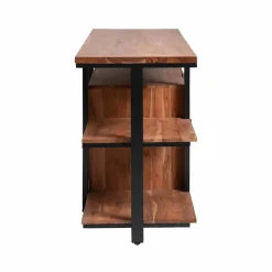 Made in Meubles Meuble sous vasque en bois d'acacia et métal Jacob