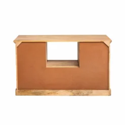 Made in Meubles Meuble sous vasque en bois de manguier Sahara