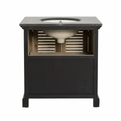 Made in Meubles Meuble sous vasque en bois recyclé Jude